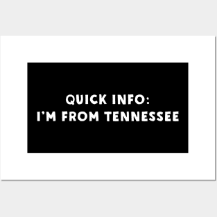 Tennessee Cool & Funny Posters and Art